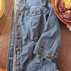 Dress Barn Denim Button-Up Jacket